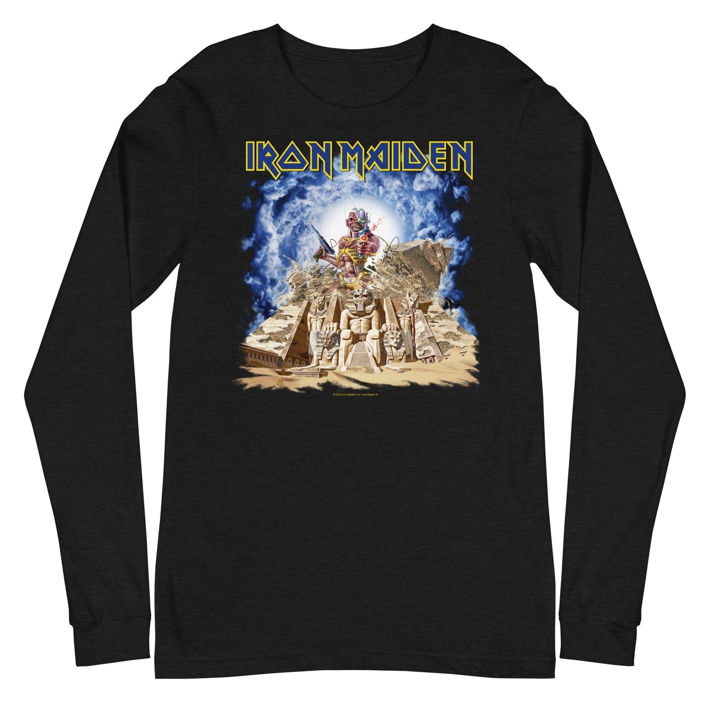 MerchMoment Iron Maiden - Pharoh Eddie Long Sleeve T-Shirt [Apparel] Black