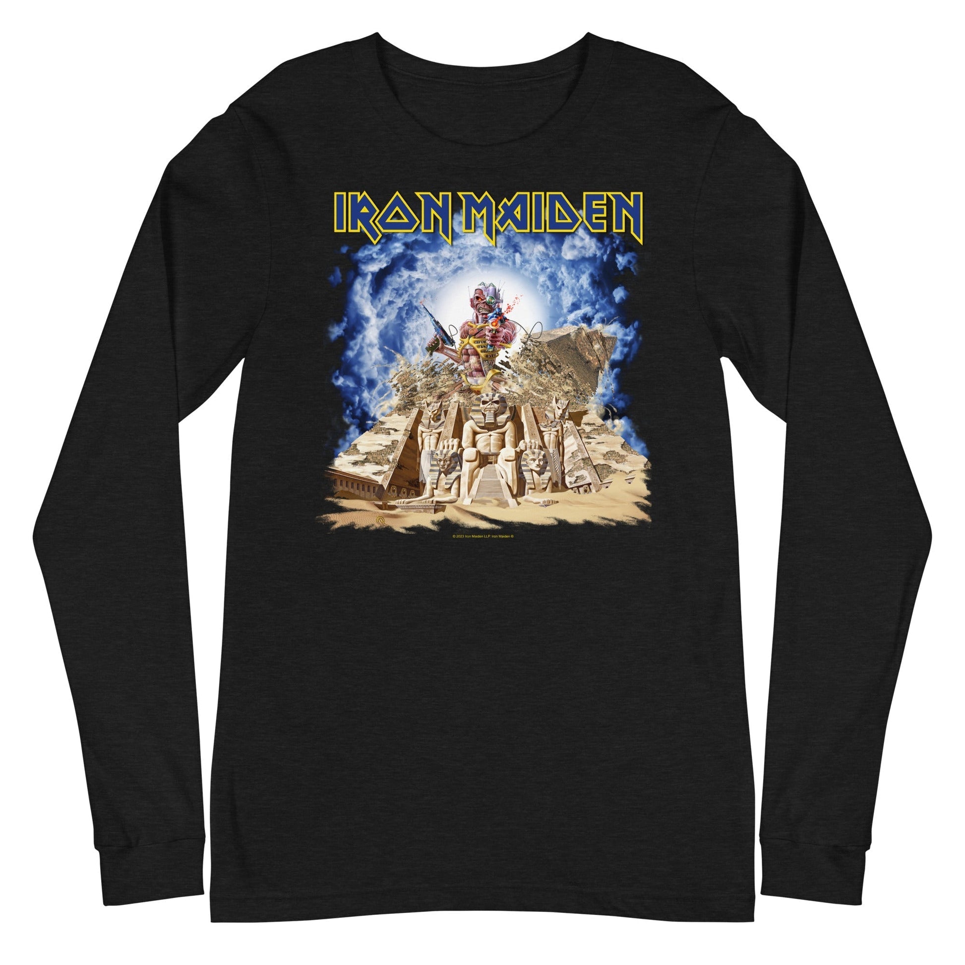 MerchMoment Iron Maiden - Pharoh Eddie Long Sleeve T-Shirt [Apparel] Black