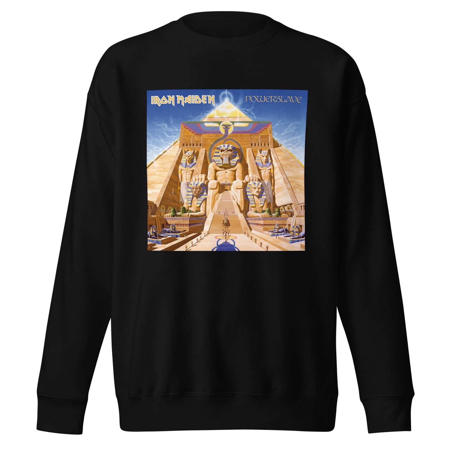 MERCHMOMENT Iron Maiden - Powerslave Sweatshirt [Apparel] - Rock Band Apparel