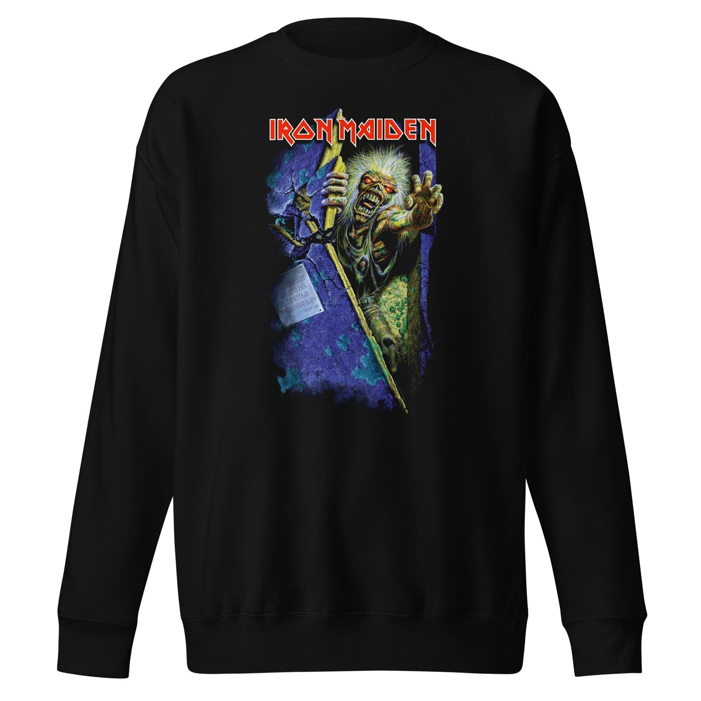 MERCHMOMENT Iron Maiden - Reaching Eddie Sweatshirt [Apparel] - Rock Band Apparel