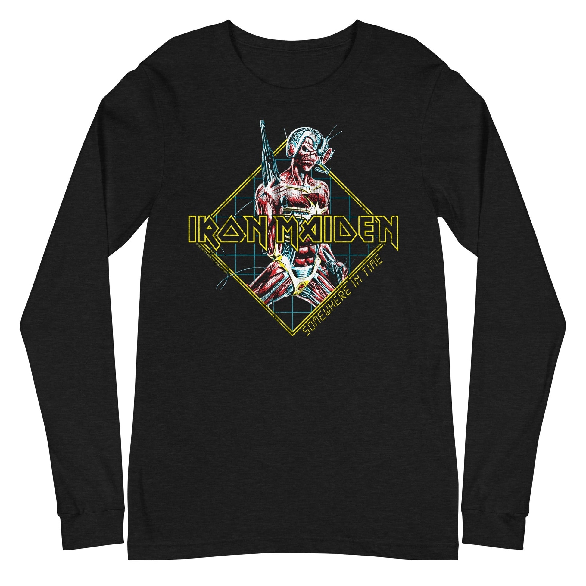 MERCHMOMENT Iron Maiden - Rhombus Long Sleeve T-Shirt [Apparel] - Rock Band Apparel