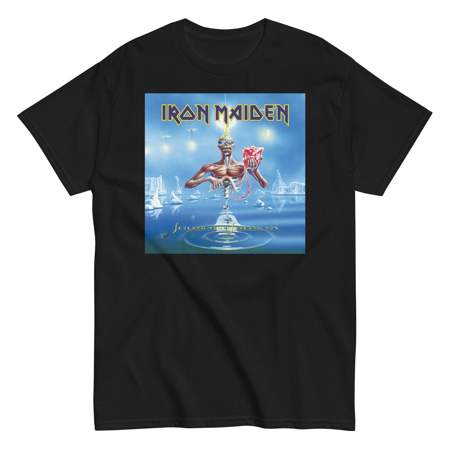 MerchMoment Iron Maiden - Seventh Son of a Seventh Son T-Shirt [Apparel] Black