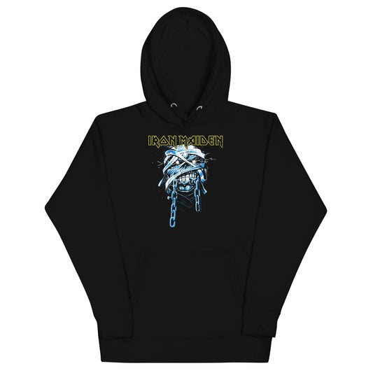 MerchMoment Iron Maiden - Skull Chain Hoodie [Apparel] Black