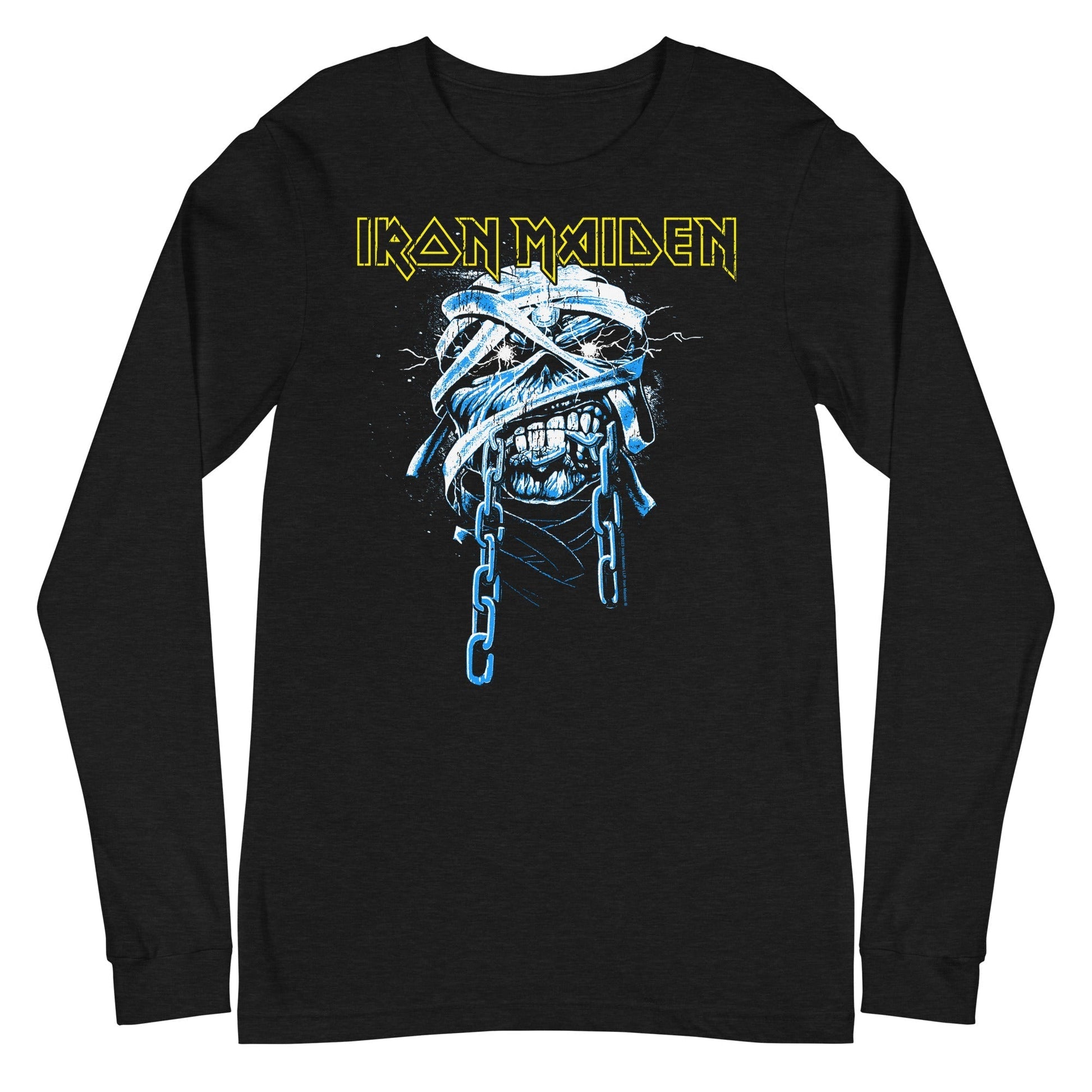MERCHMOMENT Iron Maiden - Skull Chain Long Sleeve T-Shirt [Apparel] - Rock Band Apparel