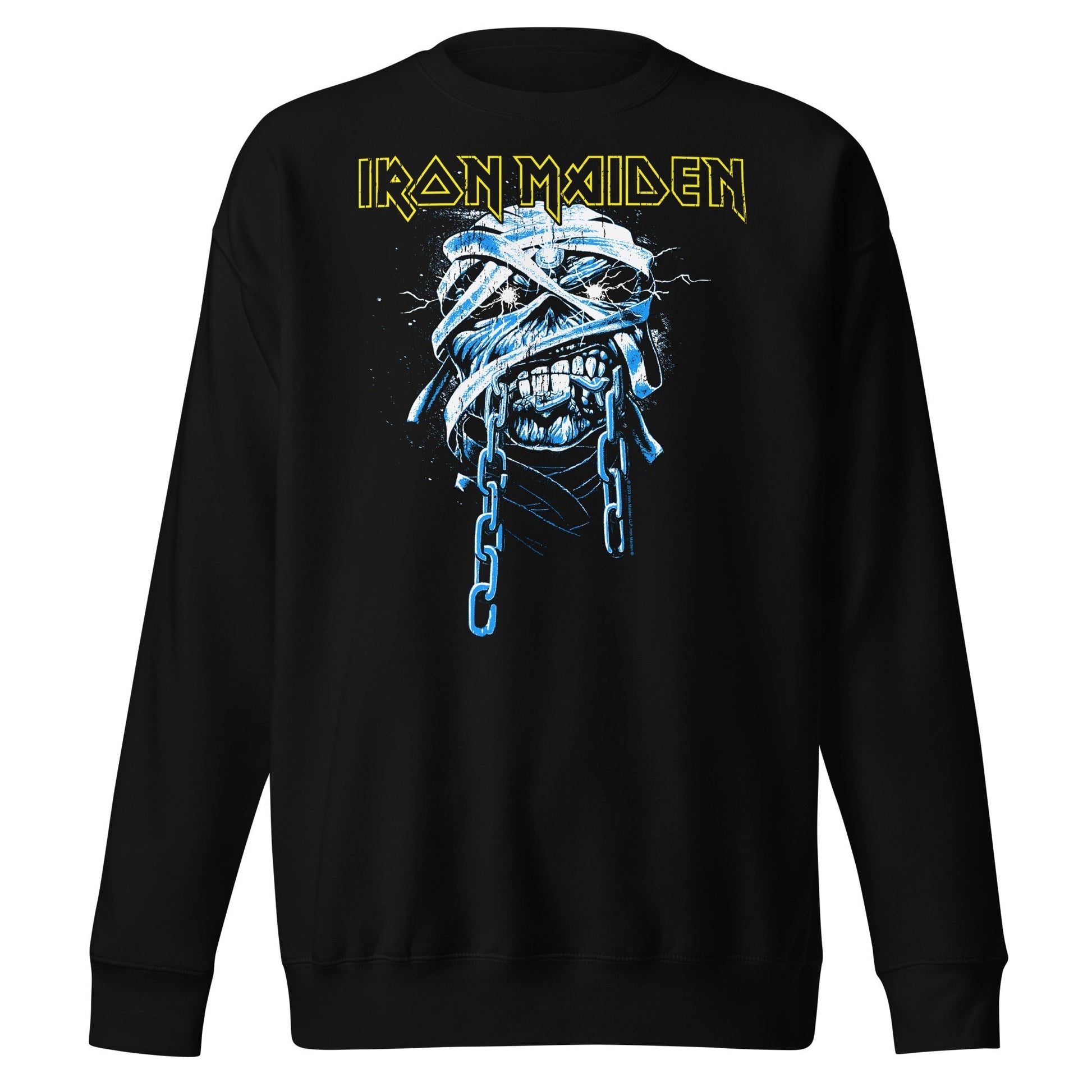MerchMoment Iron Maiden - Skull Chain Sweatshirt [Apparel] Black
