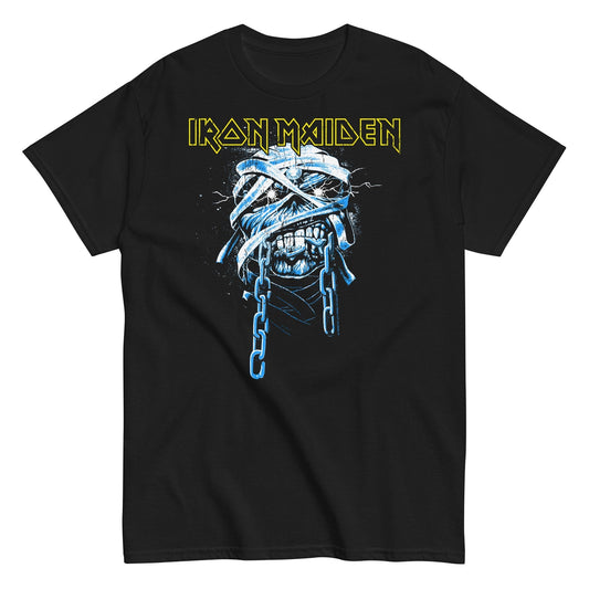 MerchMoment Iron Maiden - Skull Chain T-Shirt [Apparel] Black