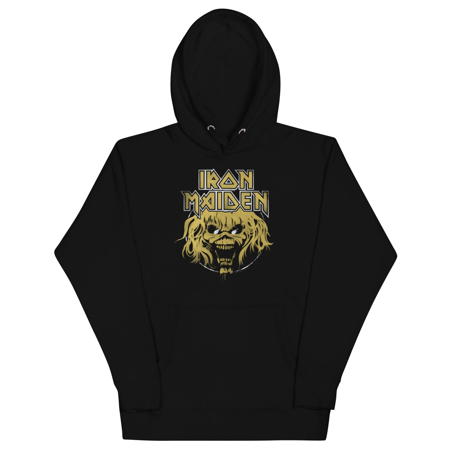 MerchMoment Iron Maiden - Stacked Logo Hoodie [Apparel] Black