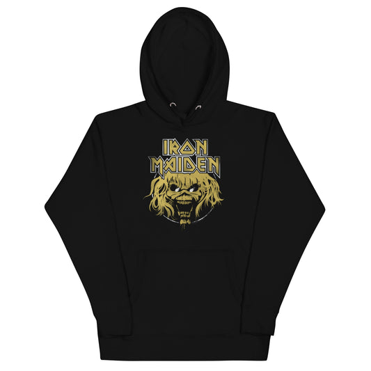MERCHMOMENT Iron Maiden - Stacked Logo Hoodie [Apparel] - Rock Band Apparel