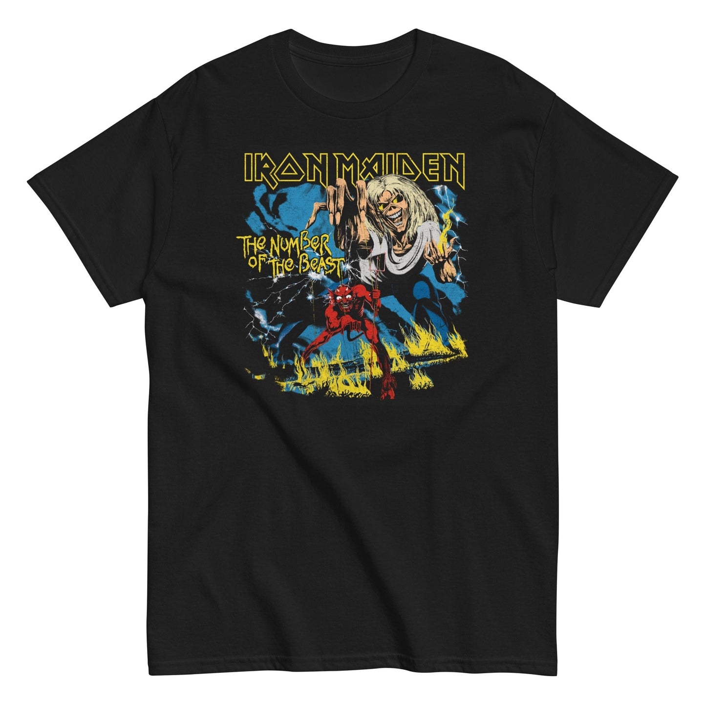 MerchMoment Iron Maiden - The Number of the Beast T-Shirt [Apparel] Black