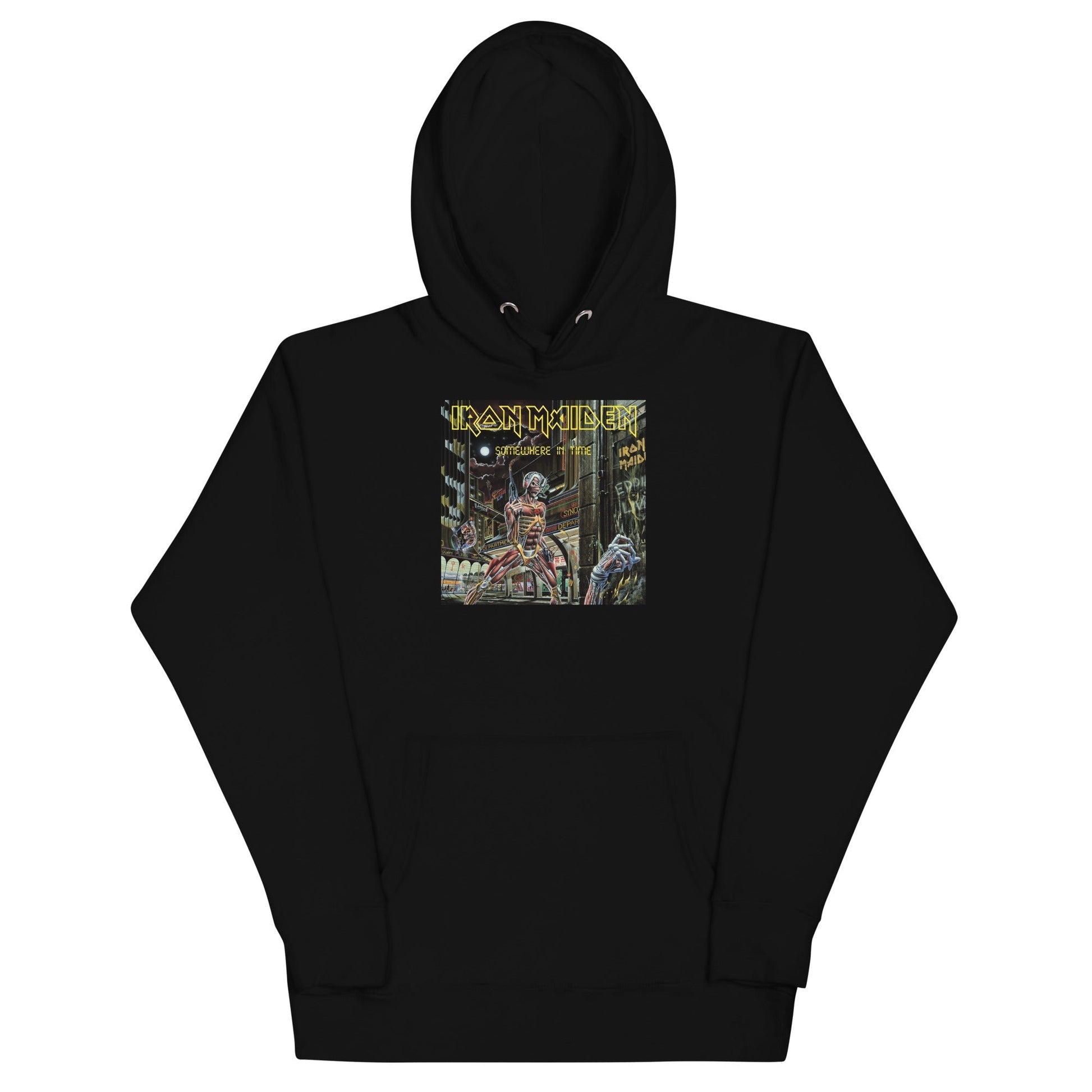 MERCHMOMENT Iron Maiden - Times City Hoodie [Apparel] - Rock Band Apparel
