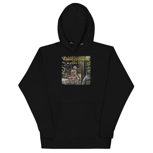 MERCHMOMENT Iron Maiden - Times City Hoodie [Apparel] - Rock Band Apparel