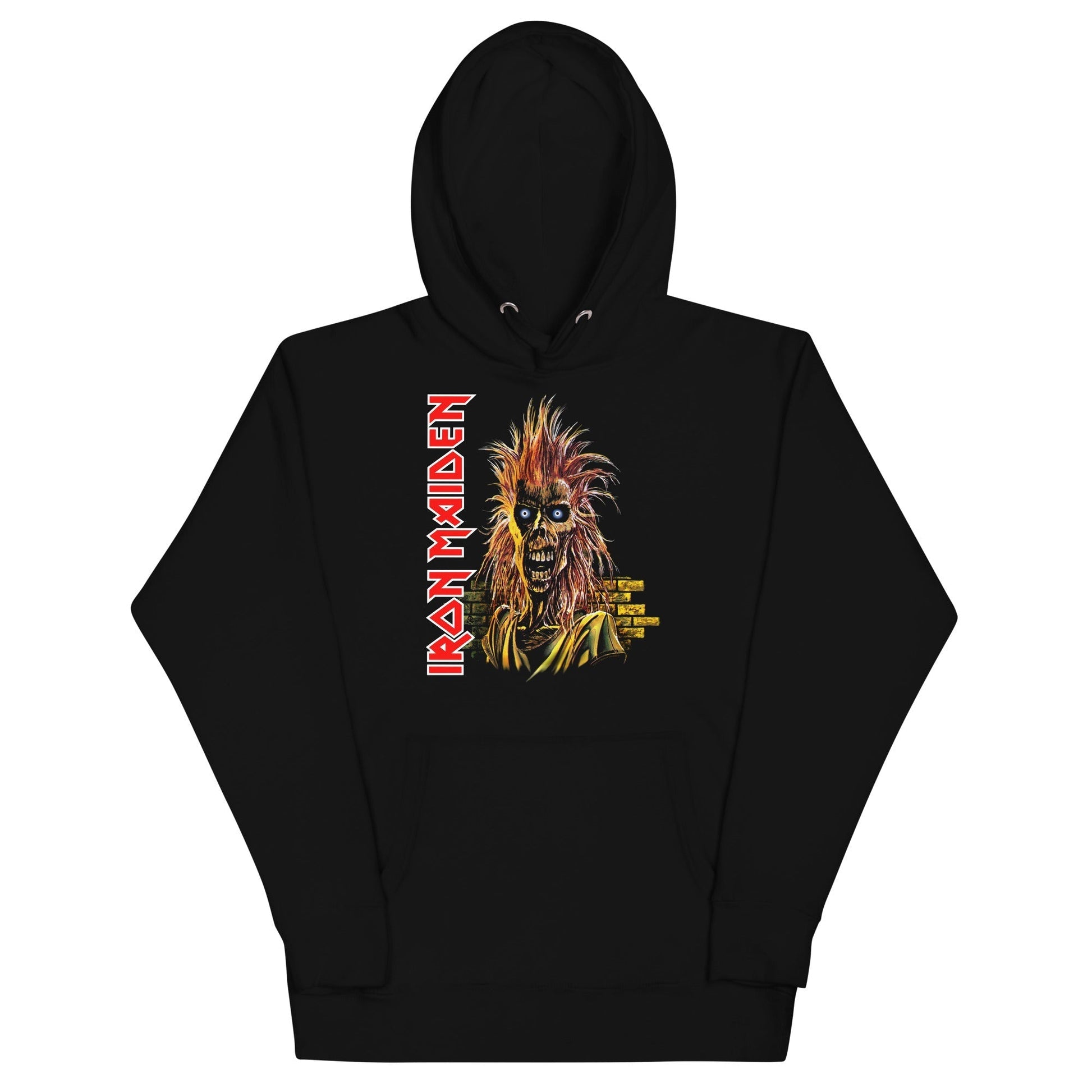 MERCHMOMENT Iron Maiden - Vertical Eddie Hoodie [Apparel] - Rock Band Apparel