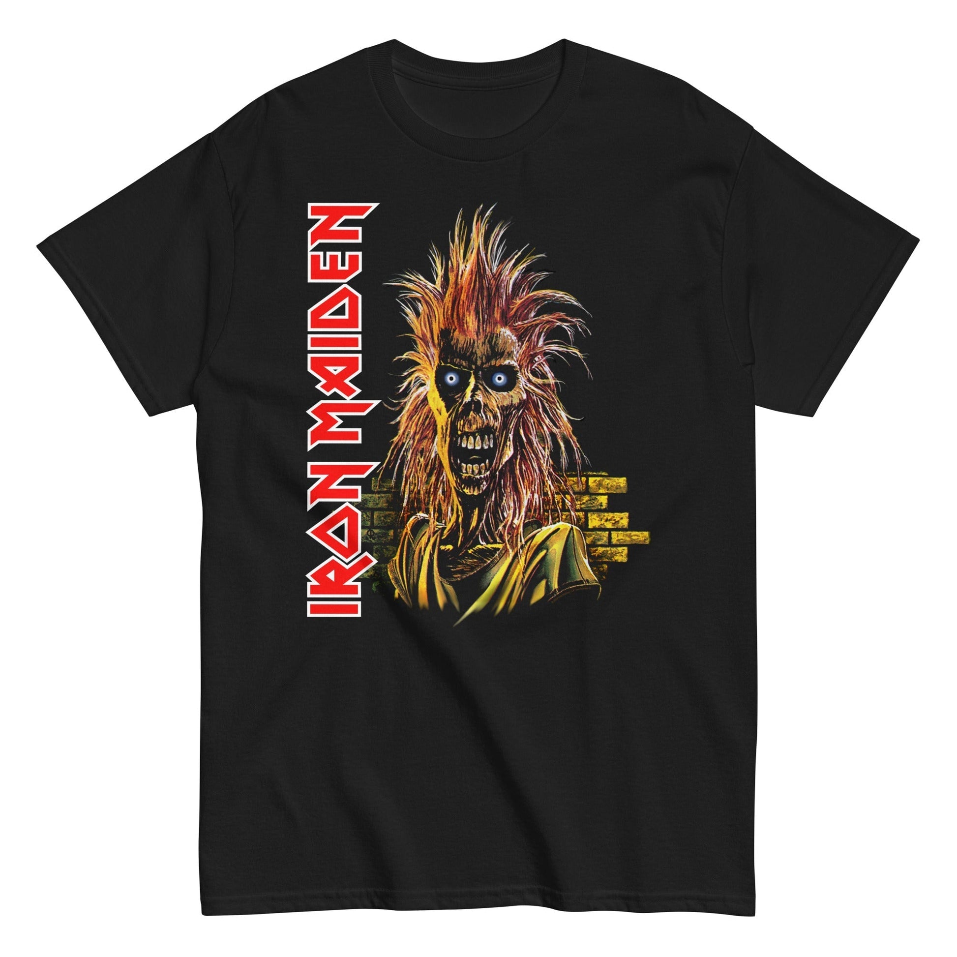 MERCHMOMENT Iron Maiden - Vertical Eddie T-Shirt [Apparel] - Rock Band Apparel