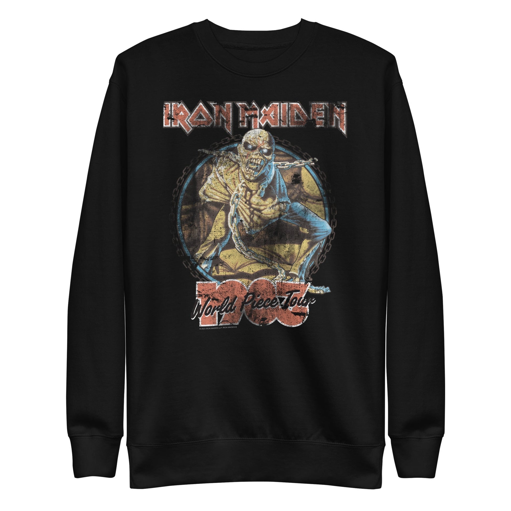 MERCHMOMENT Iron Maiden - World Peace Tour Sweatshirt [Apparel] - Rock Band Apparel