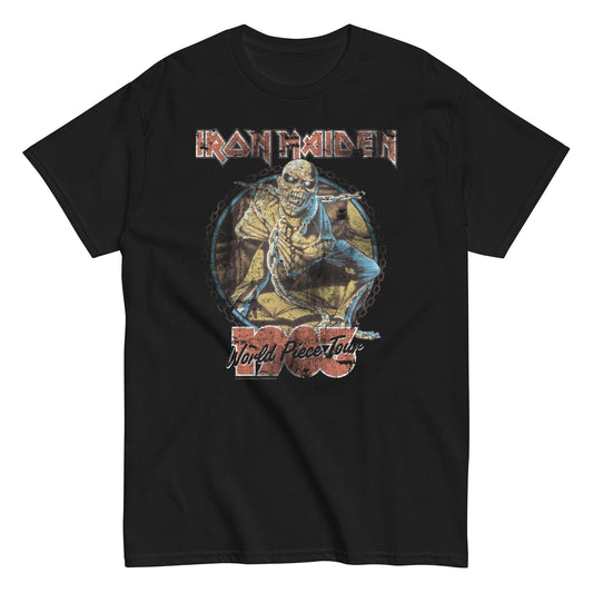 MerchMoment Iron Maiden - World Peace Tour T-Shirt [Apparel] Black