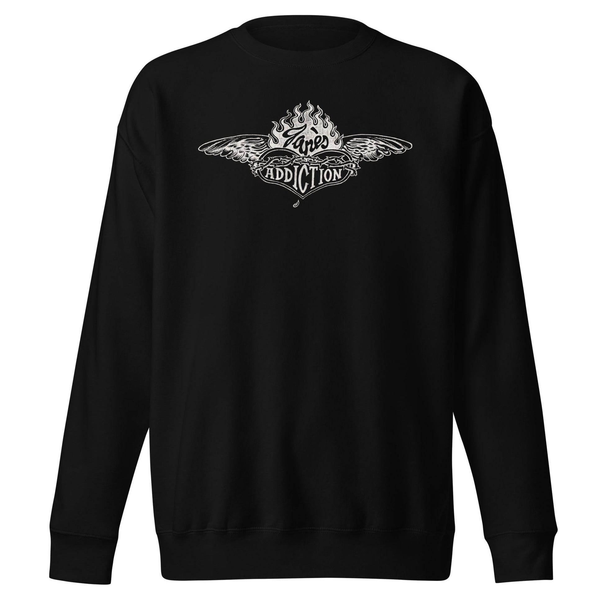 MerchMoment Jane's Addiction - Badge Logo Sweatshirt [Apparel] Black
