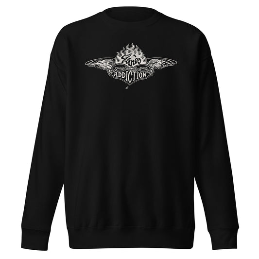 MerchMoment Jane's Addiction - Badge Logo Sweatshirt [Apparel] Black