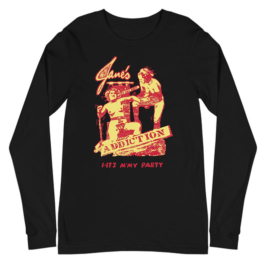 MERCHMOMENT Jane's Addiction - I-Itz M'My Party Long Sleeve T-Shirt [Apparel] - Rock Band Apparel