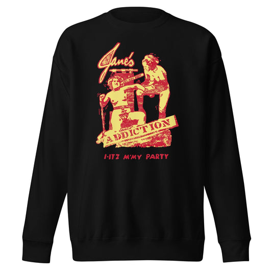 MerchMoment Jane's Addiction - I-Itz M'My Party Sweatshirt [Apparel] Black