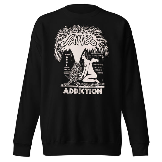 MerchMoment Jane's Addiction - Roxy Live Sweatshirt [Apparel] Black