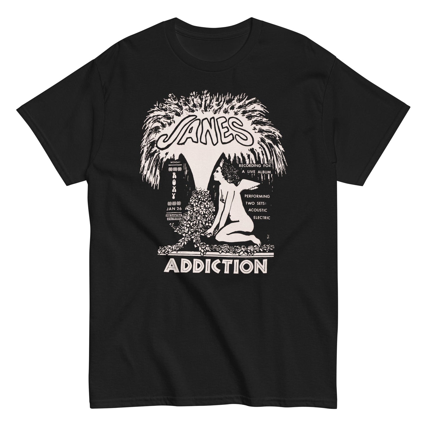 MERCHMOMENT Jane's Addiction - Roxy Live T-Shirt [Apparel] - Rock Band Apparel