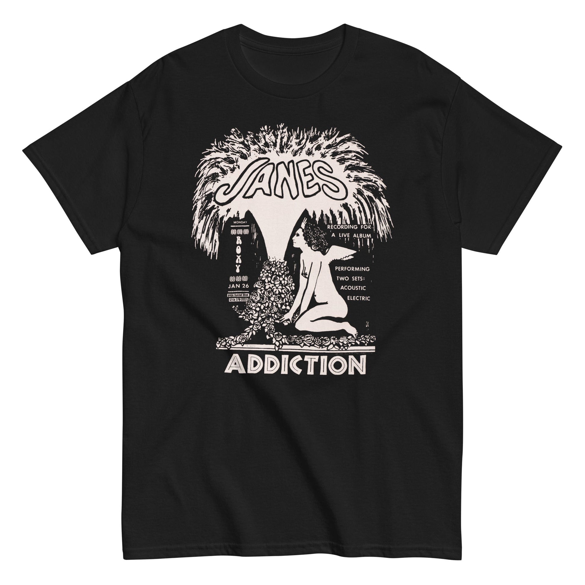 MERCHMOMENT Jane's Addiction - Roxy Live T-Shirt [Apparel] - Rock Band Apparel