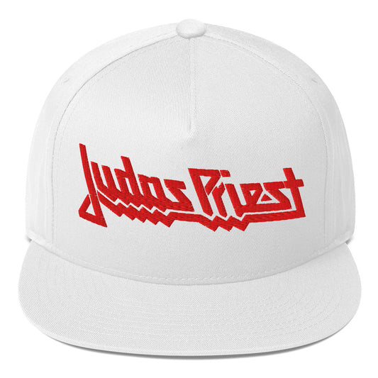 MERCHMOMENT Judas Priest Electric Logo Embroidered Snapback Hat [Hat] - Rock Band Apparel