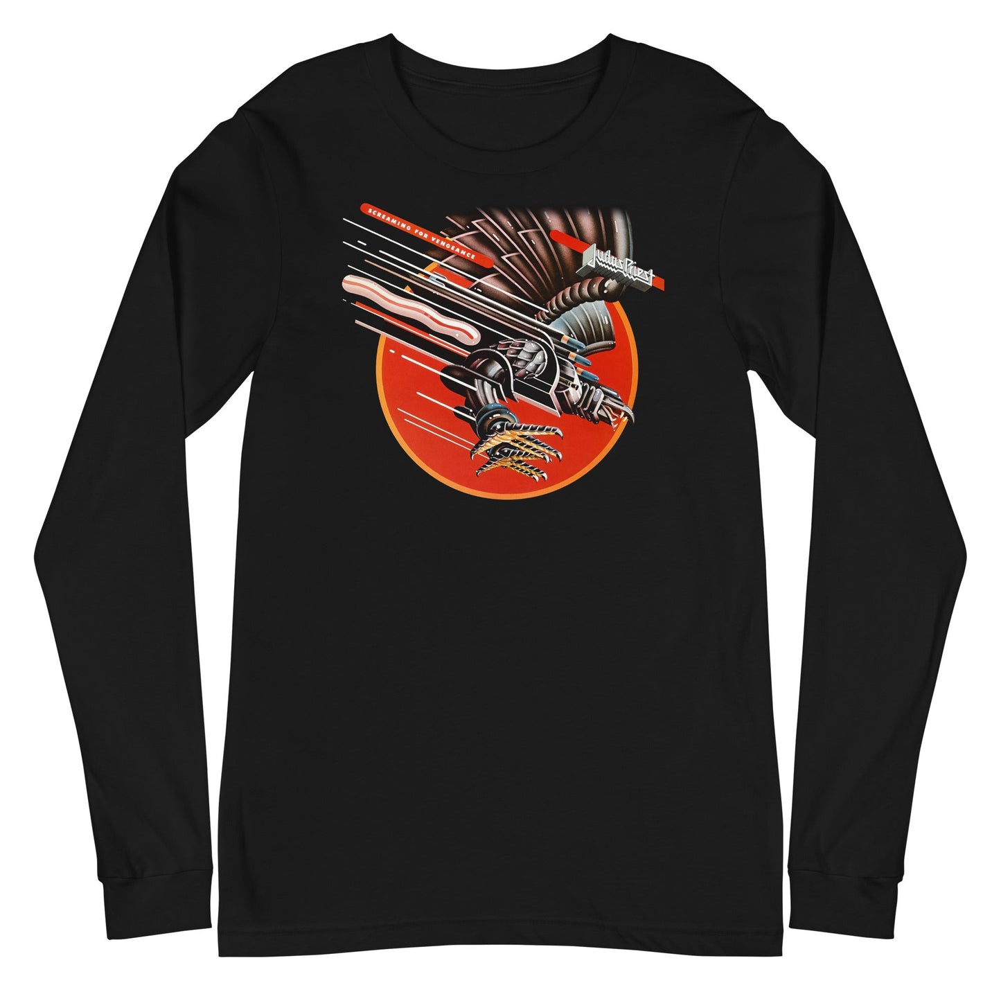 MerchMoment Judas Priest - Holographic Long Sleeve T-Shirt [Apparel] Black