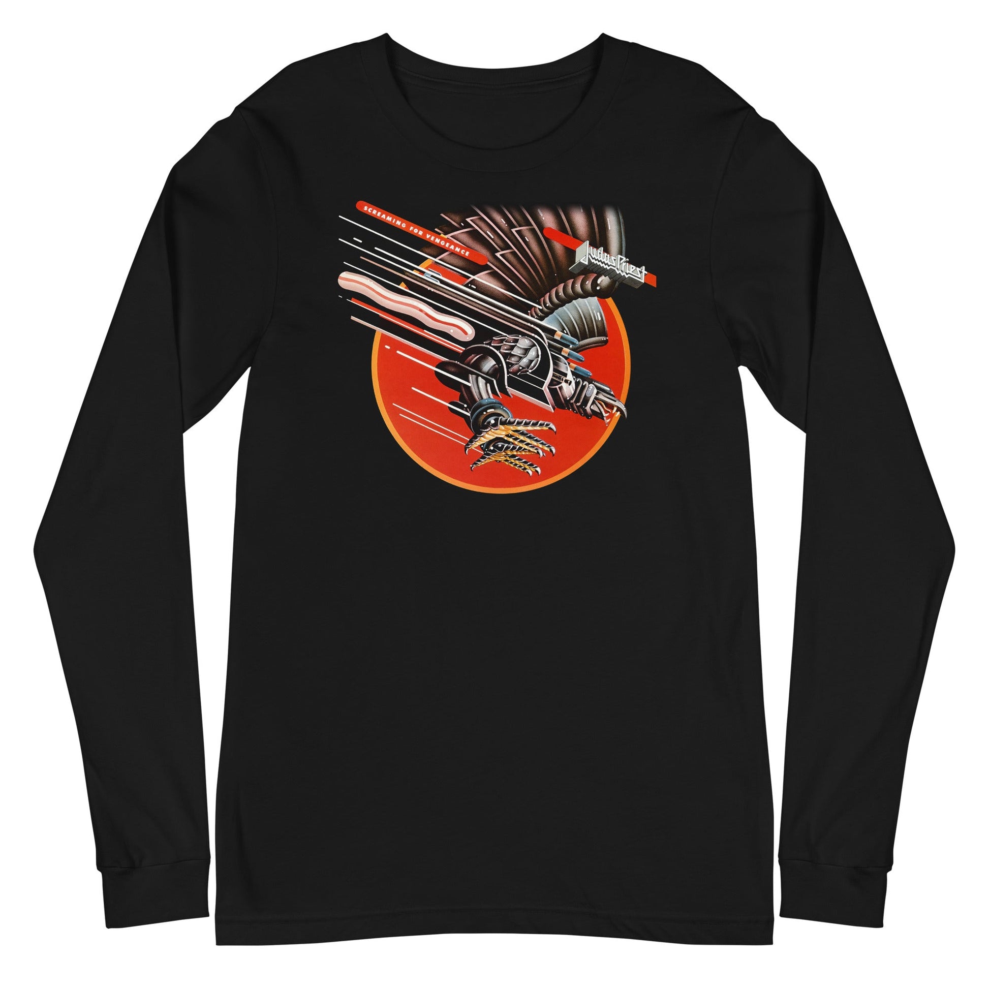 MerchMoment Judas Priest - Holographic Long Sleeve T-Shirt [Apparel] Black