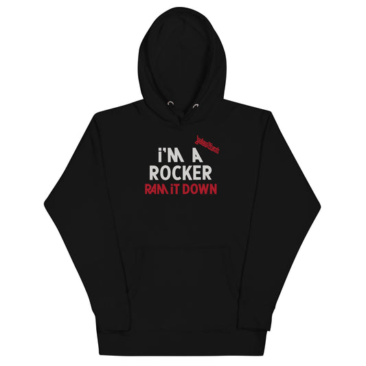 MerchMoment Judas Priest - I'm a Rocker Hoodie [Apparel] Black