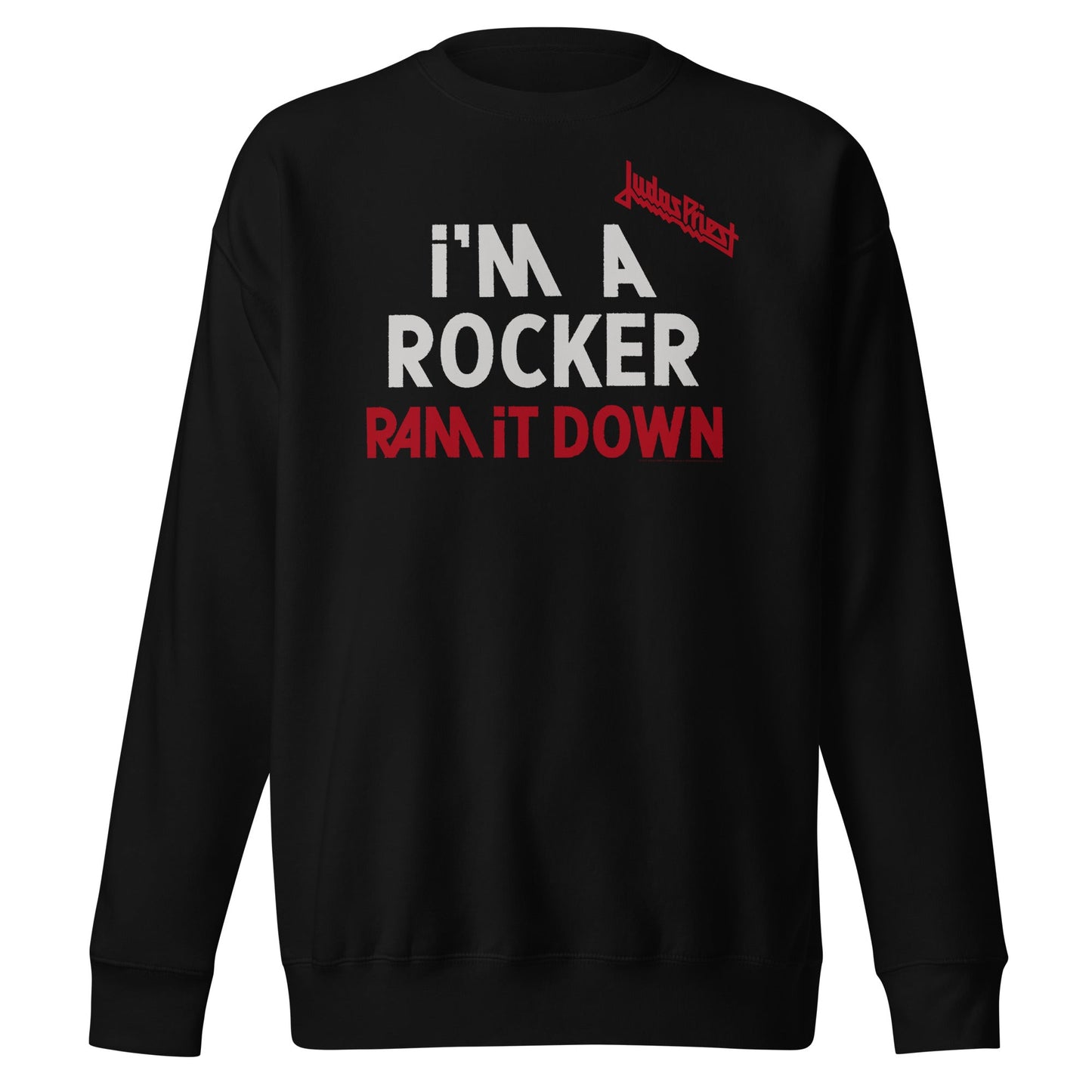 MERCHMOMENT Judas Priest - I'm a Rocker Sweatshirt [Apparel] - Rock Band Apparel