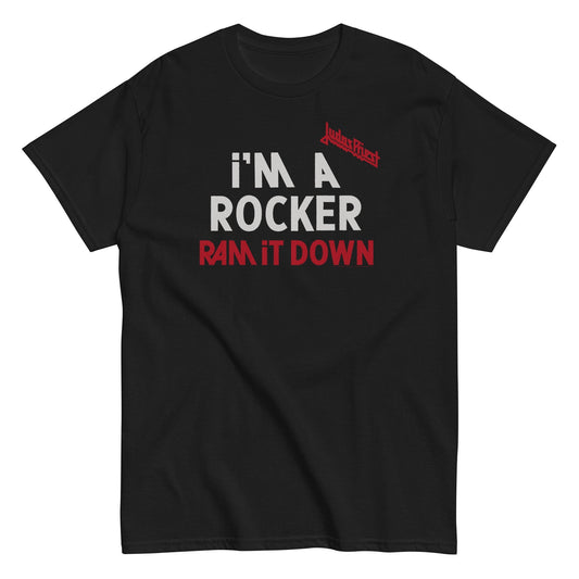 MerchMoment Judas Priest - I'm a Rocker T-Shirt [Apparel] Black