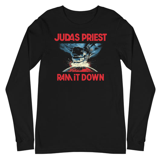 MERCHMOMENT Judas Priest - Ram Bigger Long Sleeve T-Shirt [Apparel] - Rock Band Apparel