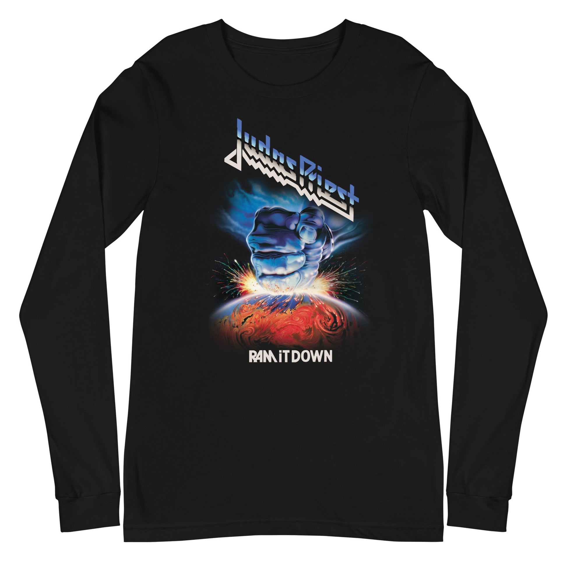 MerchMoment Judas Priest - Ram It Down Long Sleeve T-Shirt [Apparel] Black