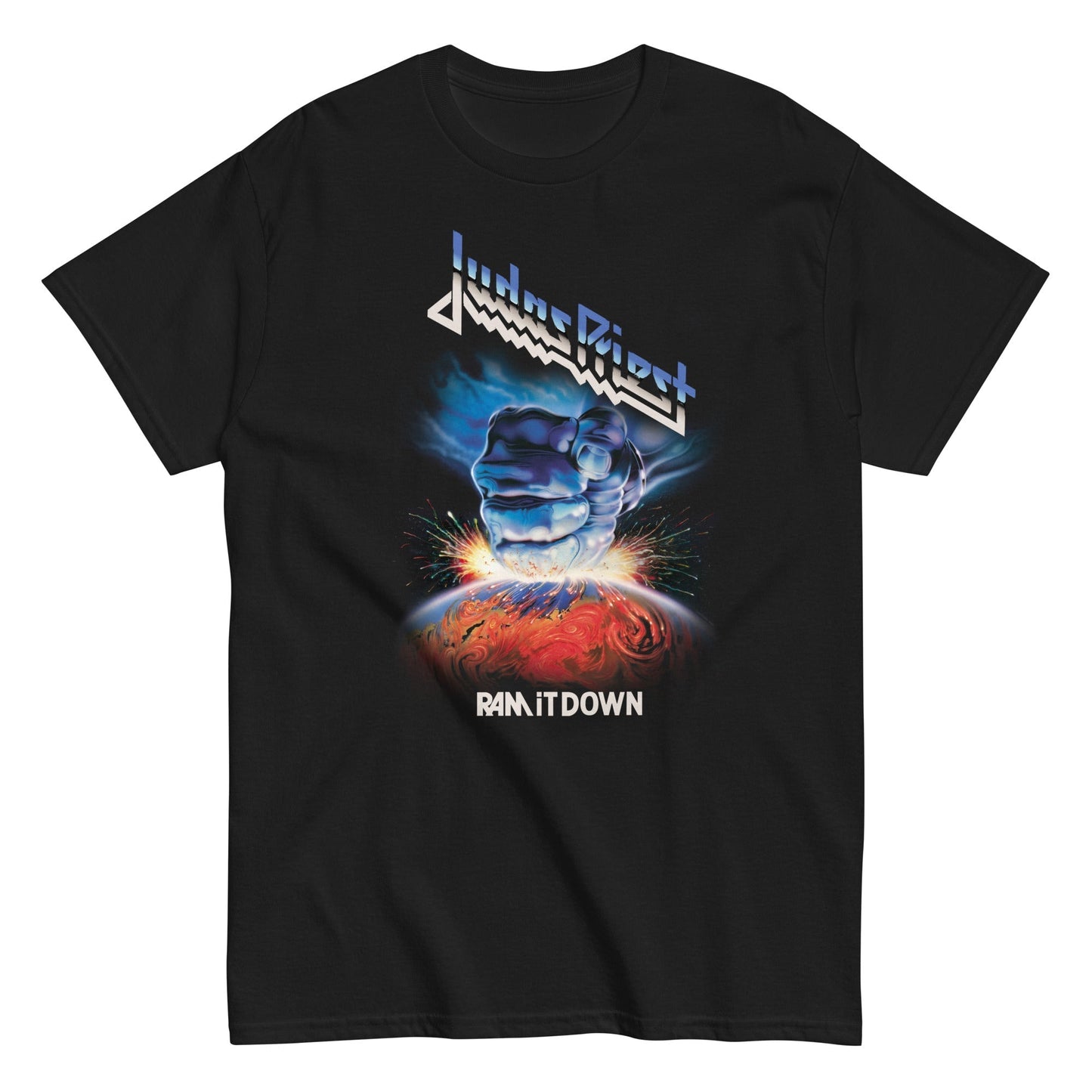 MERCHMOMENT Judas Priest - Ram It Down T-Shirt [Apparel] - Rock Band Apparel