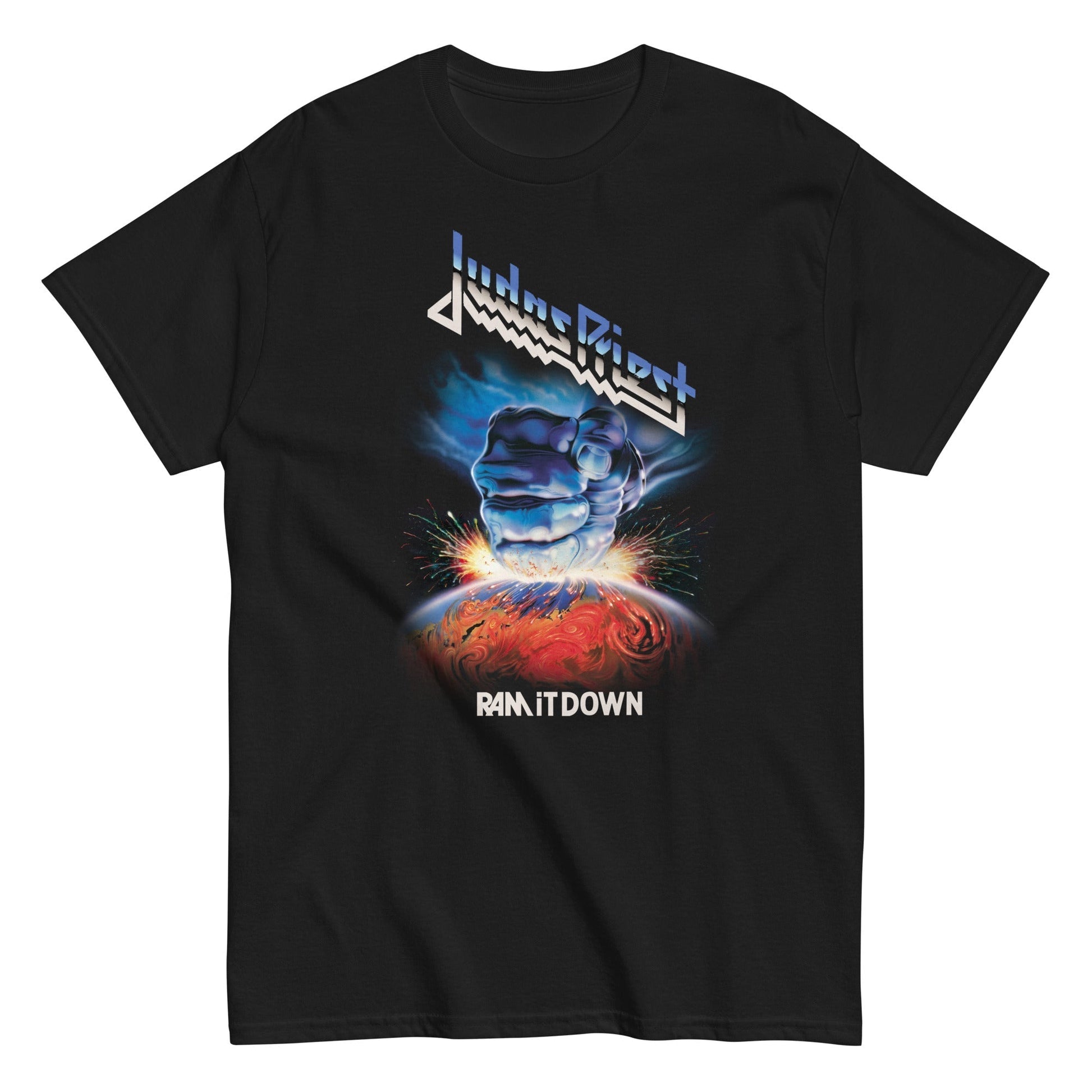 MERCHMOMENT Judas Priest - Ram It Down T-Shirt [Apparel] - Rock Band Apparel