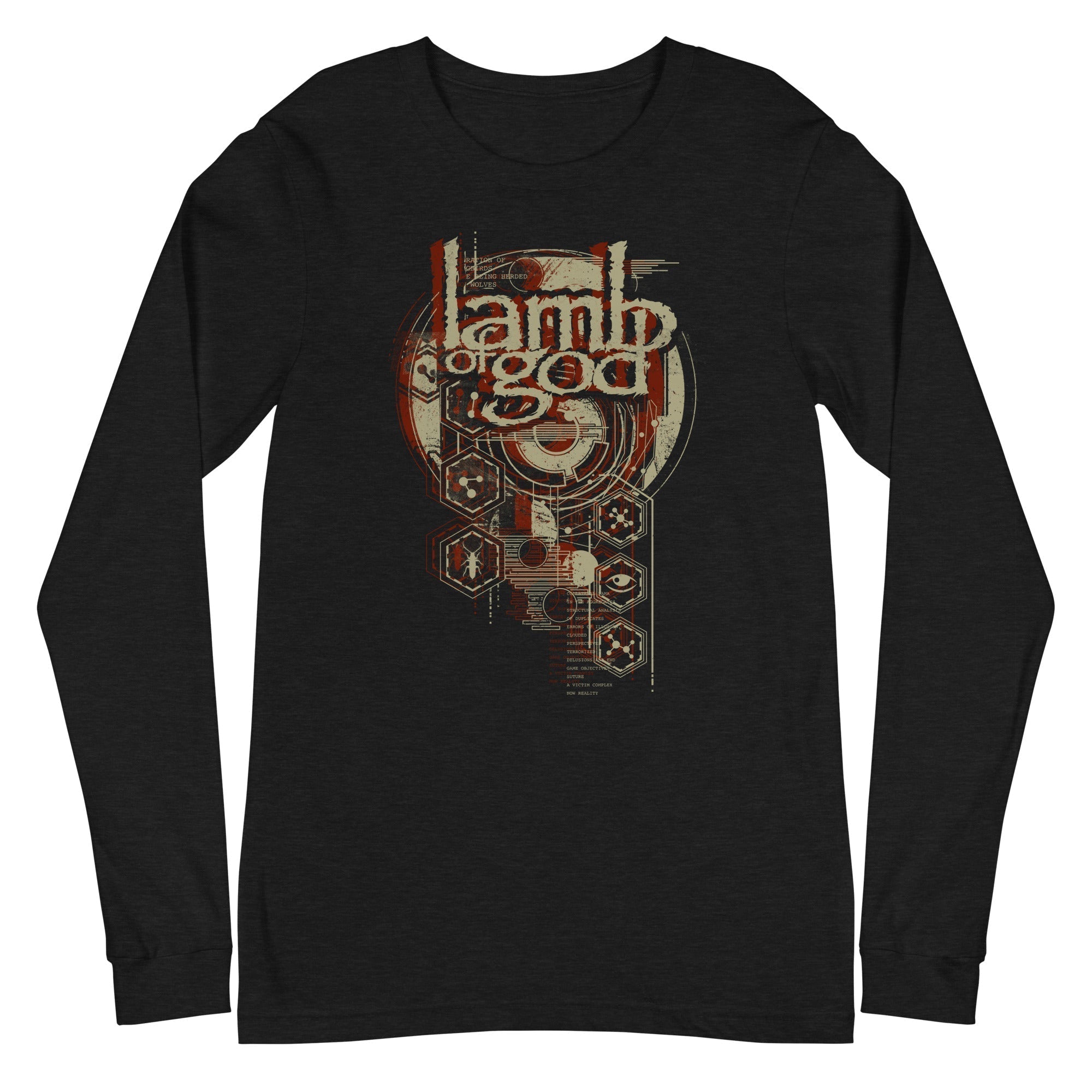 MerchMoment Lamb of God - Analog Long Sleeve T-Shirt [Apparel] Black