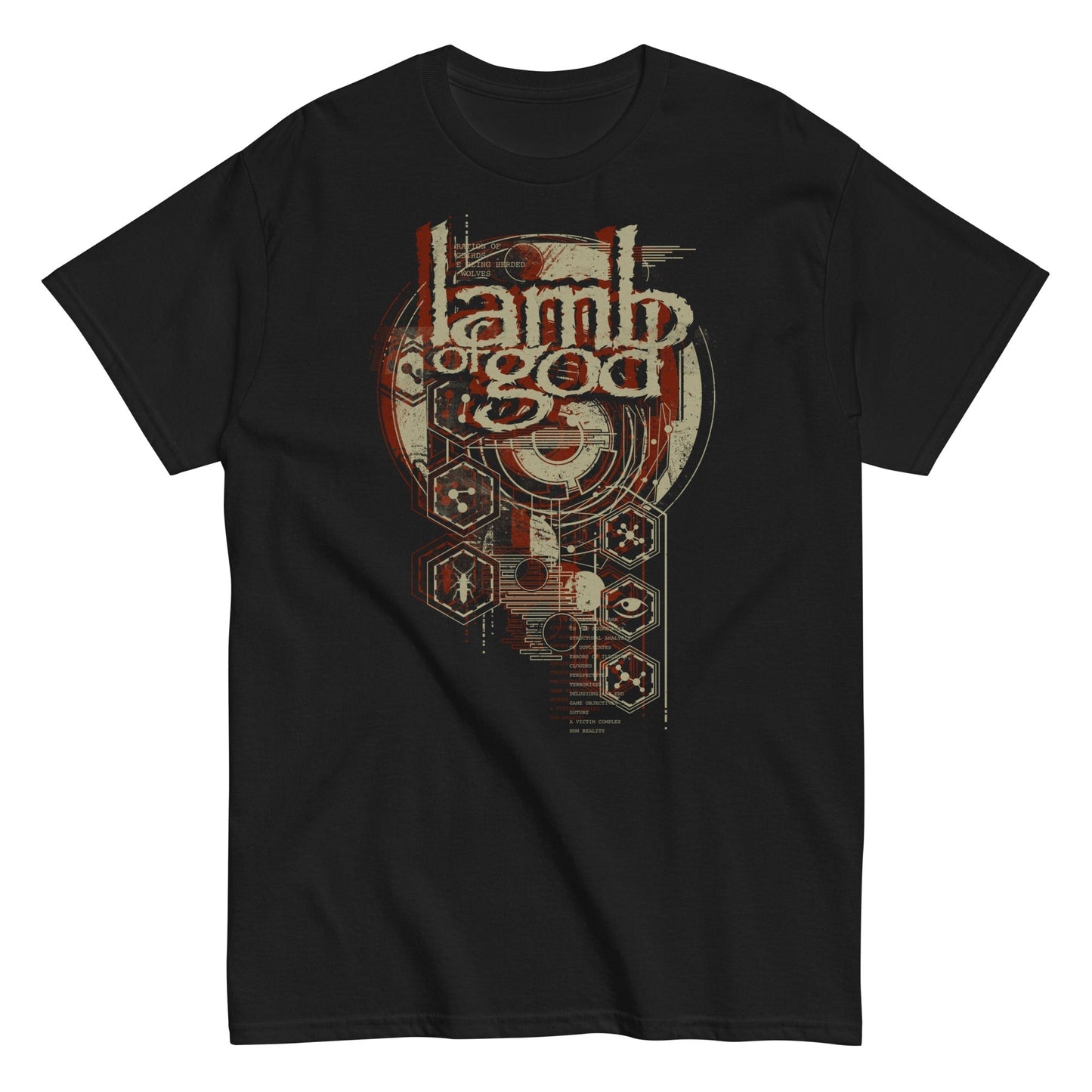 MerchMoment Lamb of God - Analog T-Shirt [Apparel] Black