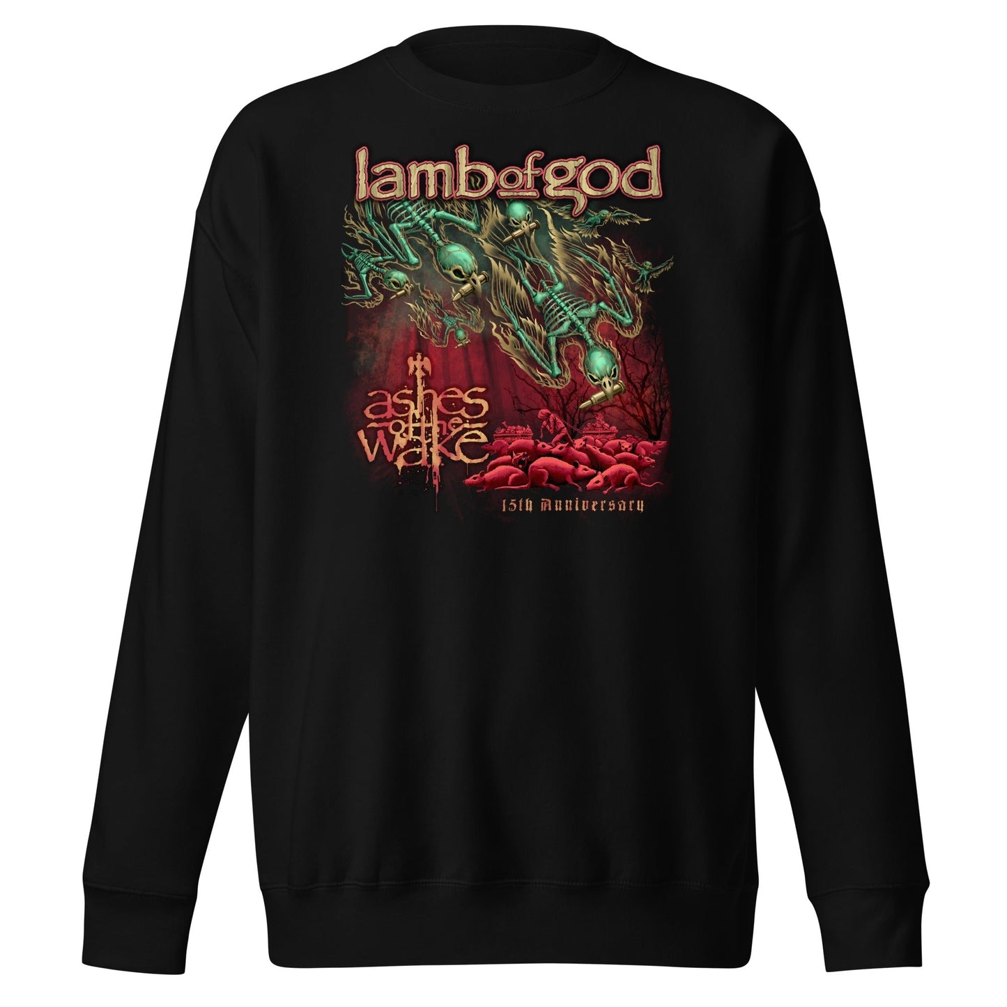 MERCHMOMENT Lamb of God - Ashes Anniversary Sweatshirt [Apparel] - Rock Band Apparel