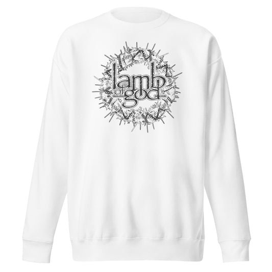 MERCHMOMENT Lamb of God - Badge Logo Sweatshirt [Apparel] - Rock Band Apparel