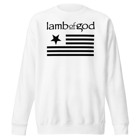 MERCHMOMENT Lamb of God - Black Flag Sweatshirt [Apparel] - Rock Band Apparel