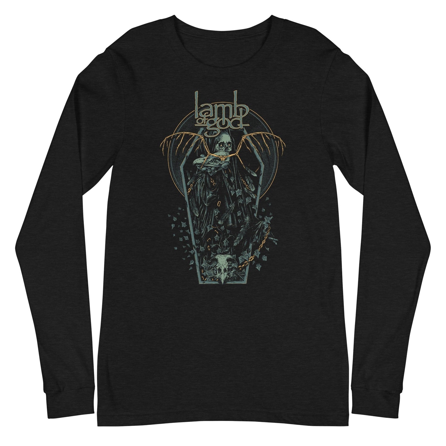 MERCHMOMENT Lamb of God - Casket Long Sleeve T-Shirt [Apparel] - Rock Band Apparel