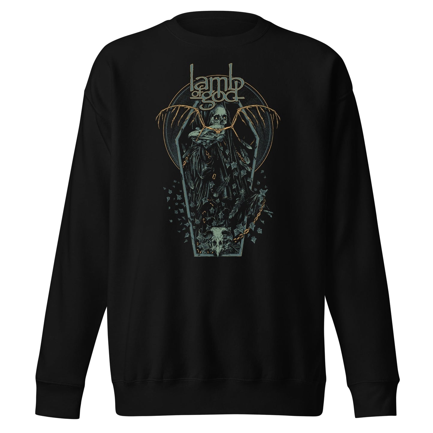 MerchMoment Lamb of God - Casket Sweatshirt [Apparel] Black