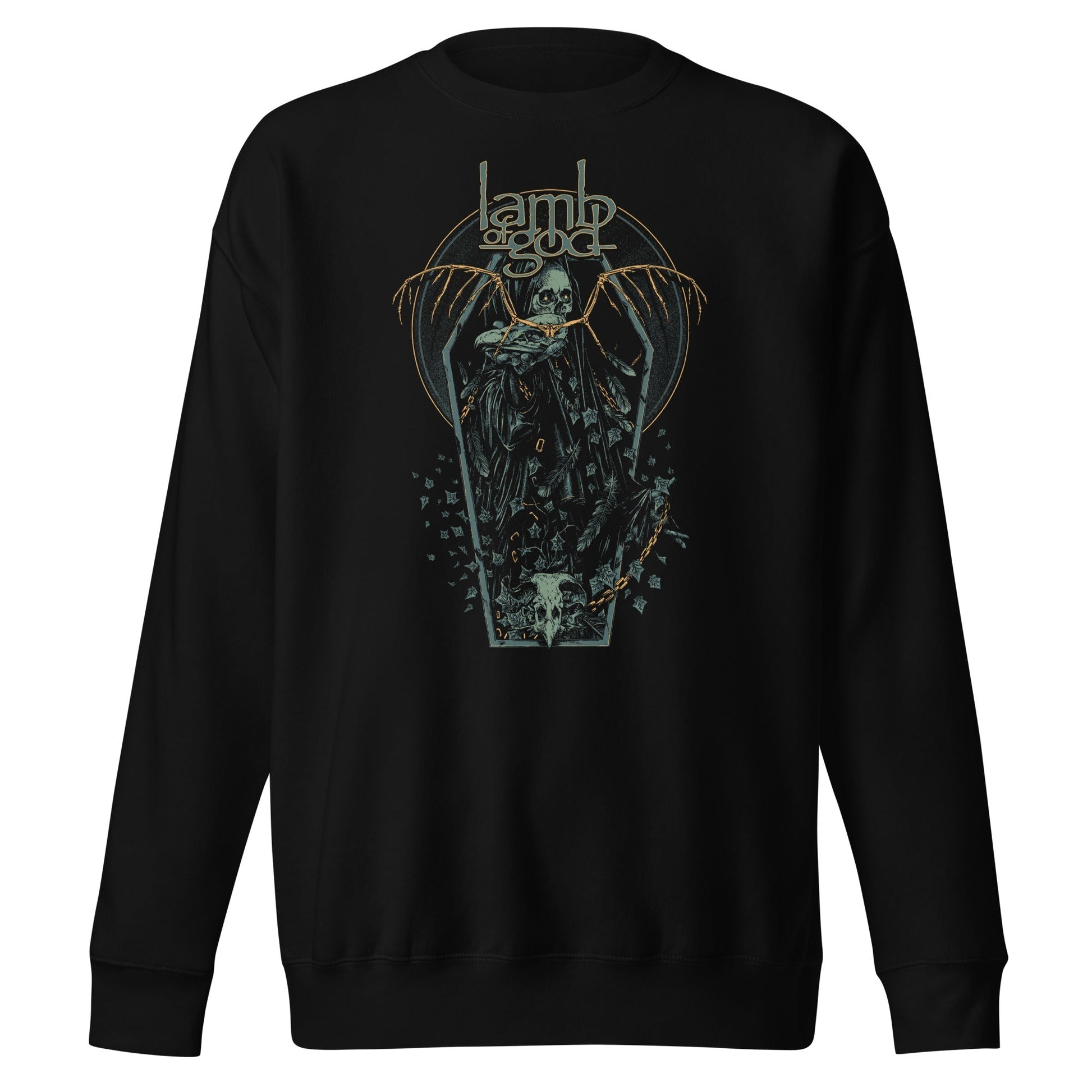 MerchMoment Lamb of God - Casket Sweatshirt [Apparel] Black