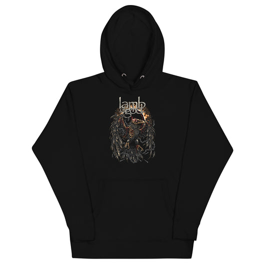 MERCHMOMENT Lamb of God - Delusional Skull Hoodie [Apparel] - Rock Band Apparel