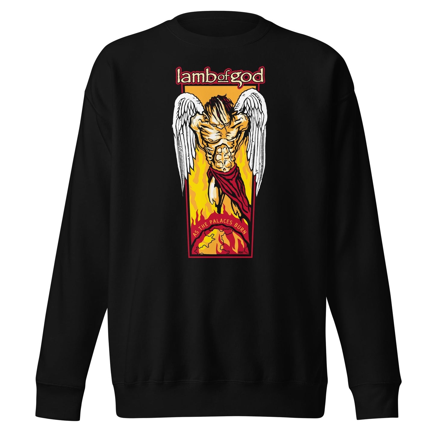 MERCHMOMENT Lamb of God - Fallen Angel Sweatshirt [Apparel] - Rock Band Apparel