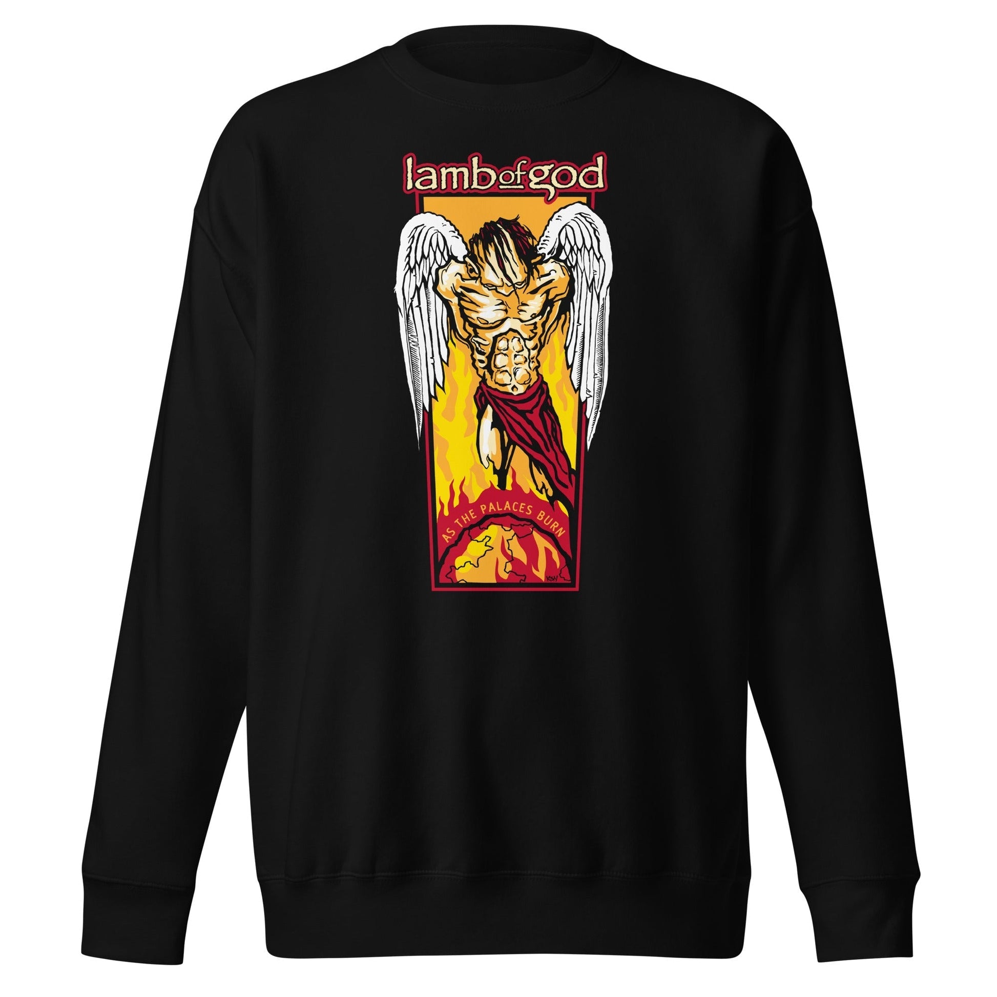 MERCHMOMENT Lamb of God - Fallen Angel Sweatshirt [Apparel] - Rock Band Apparel