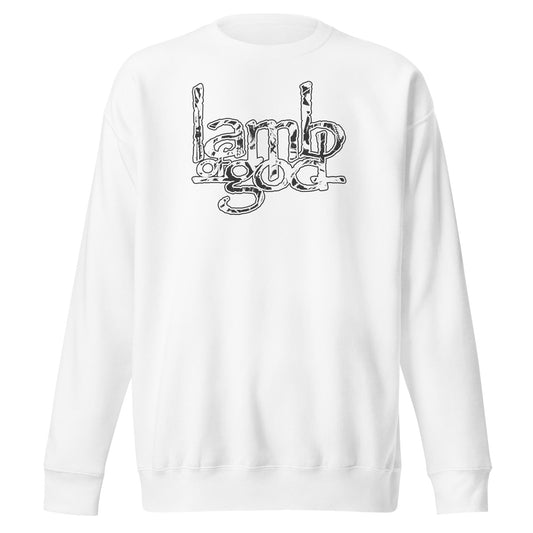 MERCHMOMENT Lamb of God - Filled Logo Sweatshirt [Apparel] - Rock Band Apparel