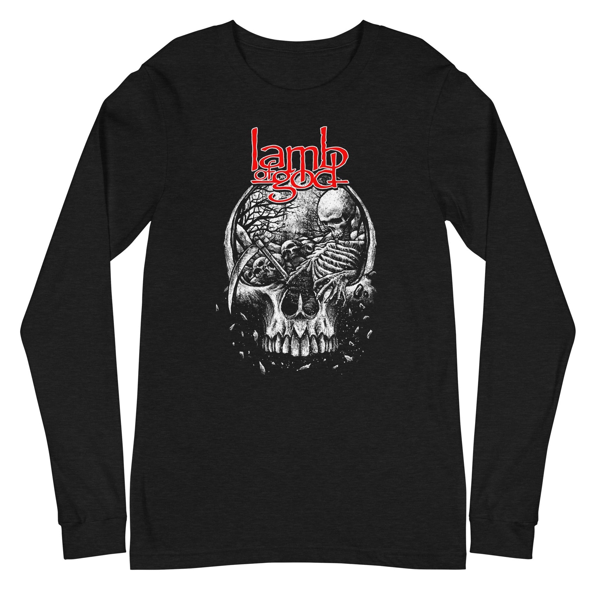 MERCHMOMENT Lamb of God - Head Full of Ideas Long Sleeve T-Shirt [Apparel] - Rock Band Apparel