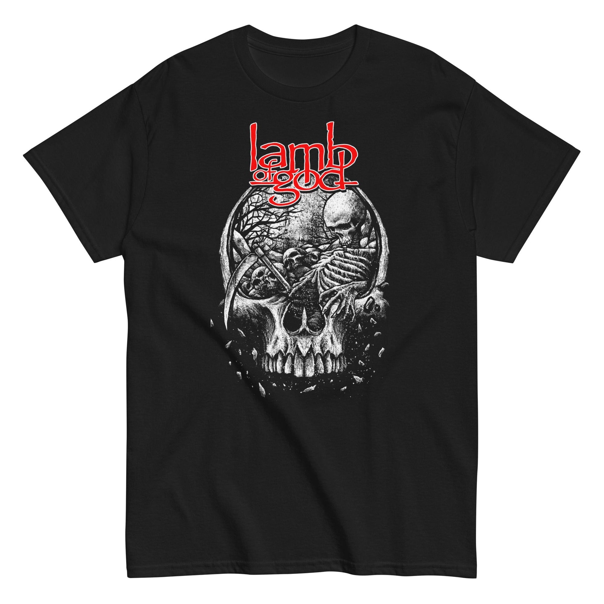 MerchMoment Lamb of God - Head Full of Ideas T-Shirt [Apparel] Black